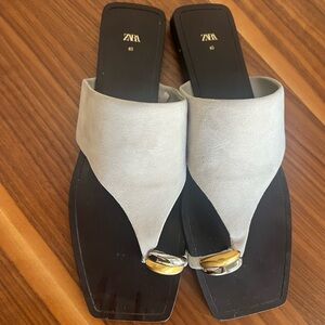Zara sandals.